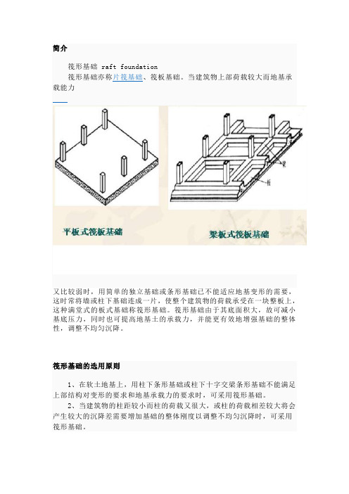 筏形基础