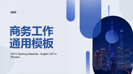 cet4教学资料-英语四级短语