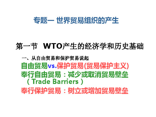 世界贸易组织 WTO 概论