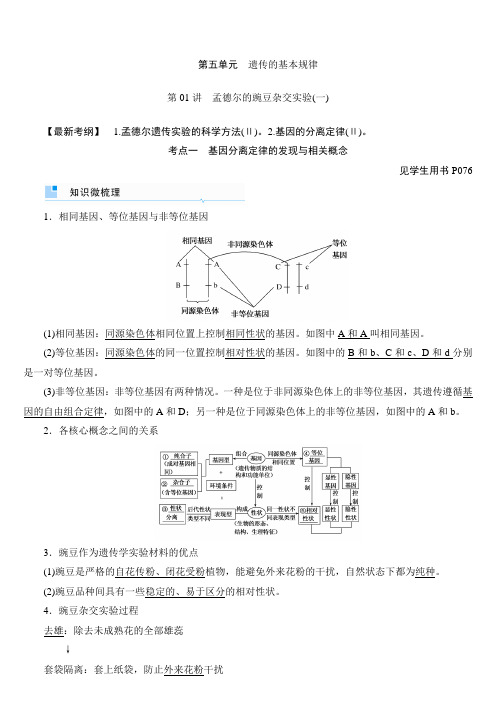 高中生物高2020届高2017级一轮复习赢在微点高考复习顶层设计生物全书讲word2副本