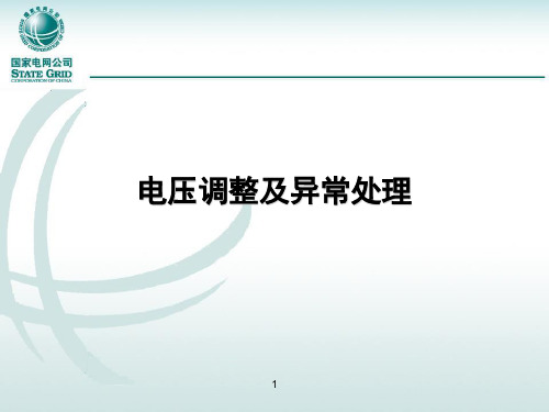 电压调整及异常处理