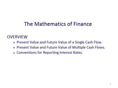 Mathematics of Finance