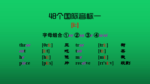 48国际音标+自然拼读 PDF