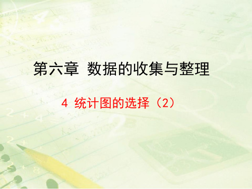 6.4统计图的选择(2)课件(共15张PPT)