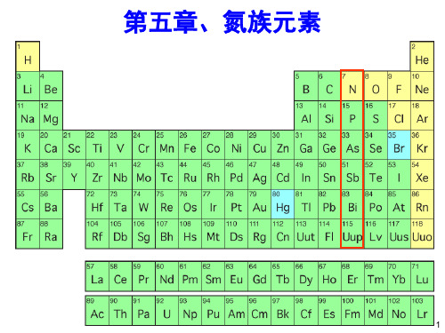 无机化学-氮族元素-单质