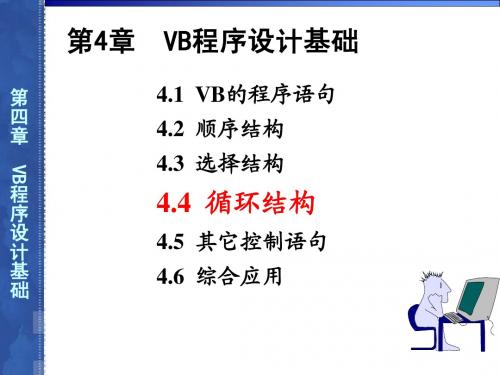 VB程序设计基础(循环结构)