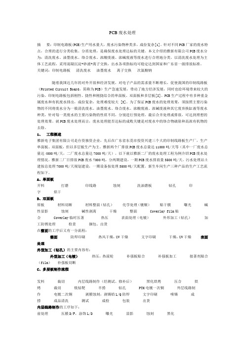 PCB废水处理