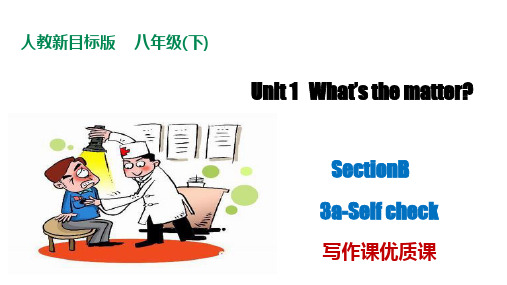 Unit 1  Section B 3a-Self 写作课优质课件 八年级英语下册(人教版新目标)