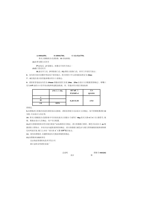 04S202室内消火栓安装图集