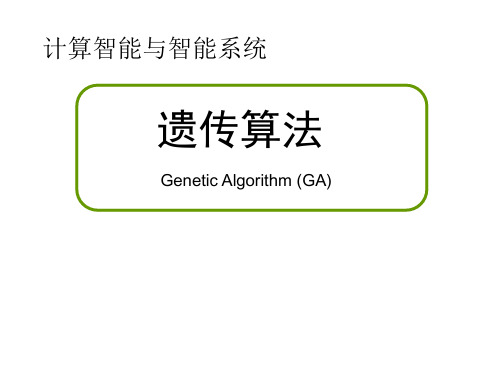 第7章 遗传算法