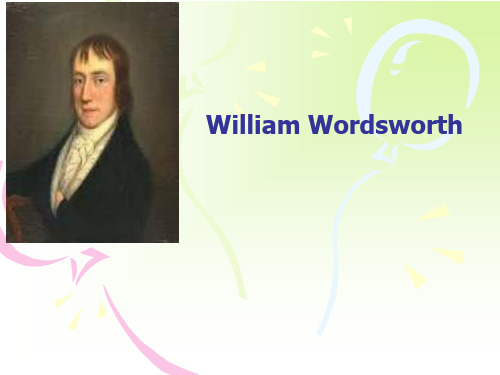 William Wordsworth生平简介