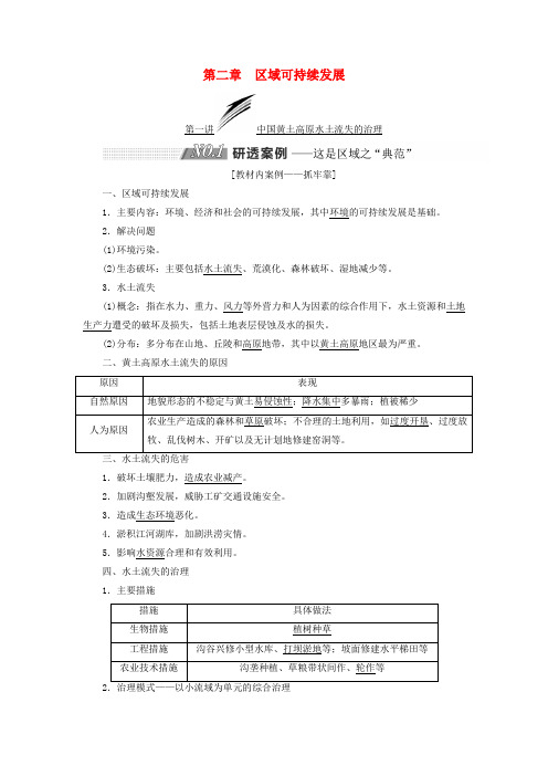 2019版高考地理一轮复习 第三部分 第二章 区域可持续发展学案 中图版