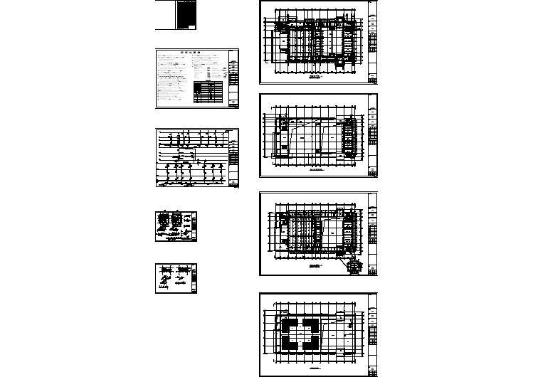 某地政府办公大楼给排水和消防全套施工设计cad图