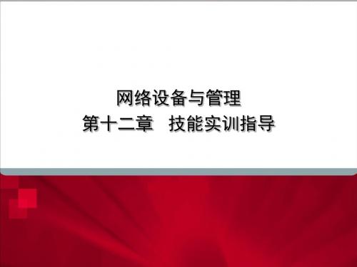 计算机网络第12章-PPT文档资料