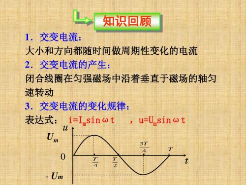 人教版高二物理选修1-1课件：3.4变压器  (共21张PPT)