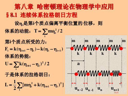 理论力学-哈密顿理论在物理学中的应用省公开课一等奖全国示范课微课金奖PPT课件