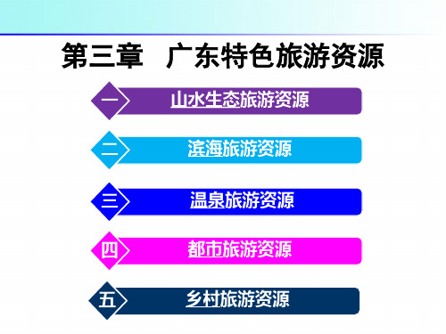 31广东导游基础知识(第三章第一节)