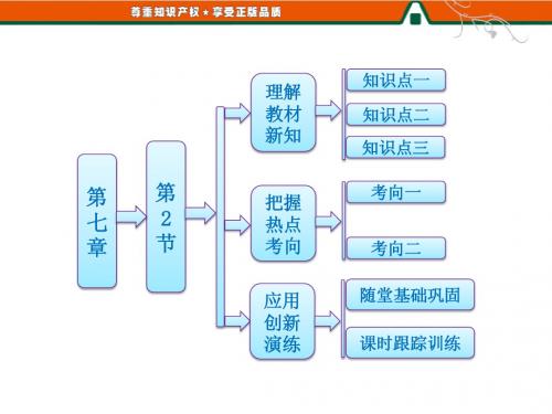 高中物理人教版第七章   第2节   分子的热运动