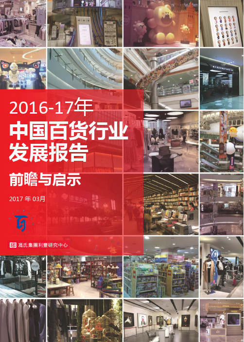 中国百货行业发展报告(2016-2017)