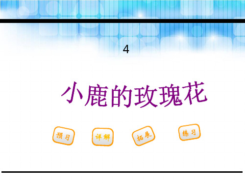人教小语二下4小鹿的玫瑰花课件-优质公开课精品