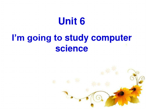 《I'm going to study computer science》PPT课件20