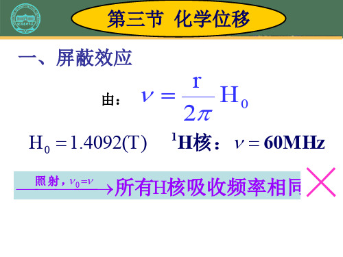 化学位移 - 化学位移