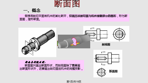 断面图及简化画法PPT课件