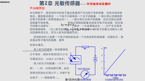 传感器原理及应用光敏传感器重点PPT课件