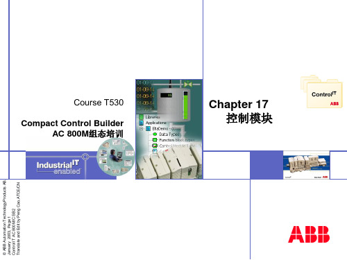 ABB SYSTEM 800xA  T530中文课程 17 - Control Modules