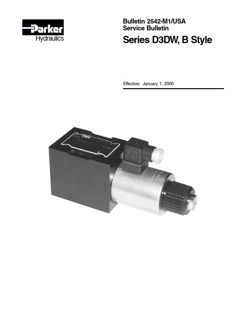 Bulletin 2542-M1 USA Service Bulletin Series D3DW,