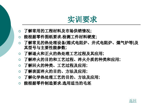 第1章工程材料及热处理实训