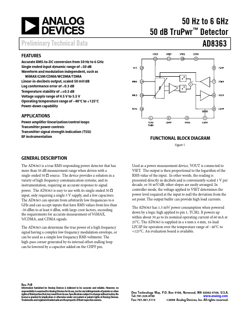 AD8363资料