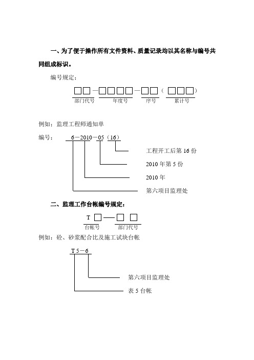 监理资料整编要求