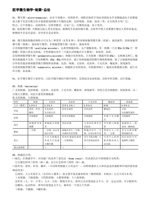 医学微生物学-细菌-总论