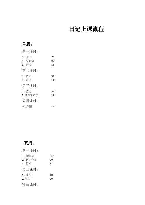 小桔灯管理资料包作文各阶段上课流程