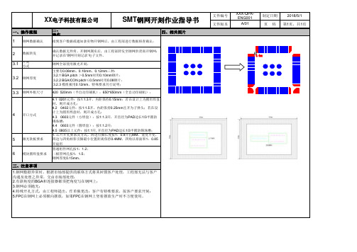 SMT钢网开刻作业指导书