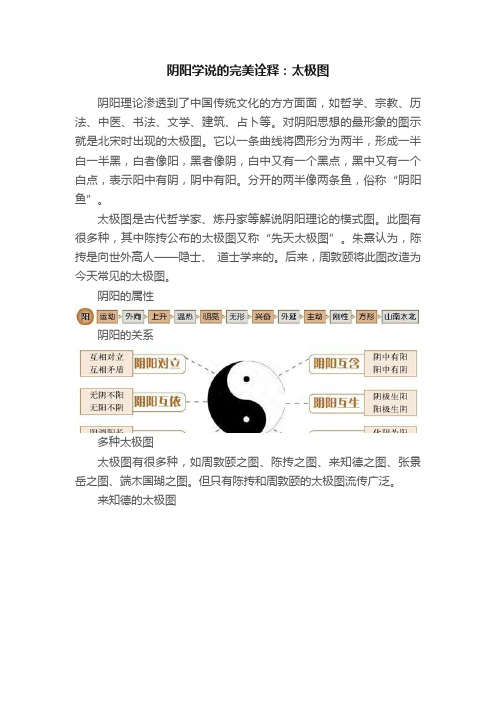 阴阳学说的完美诠释：太极图