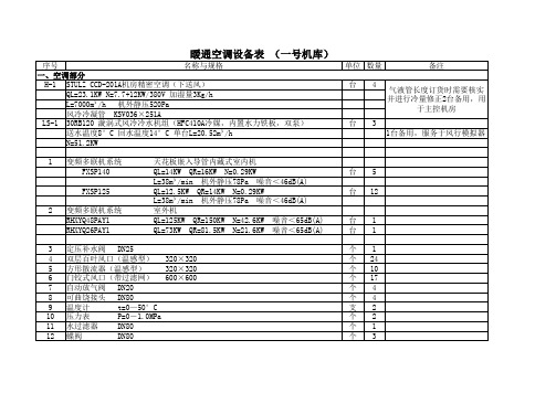 整理图纸表格(二号机库)和(一号机库)