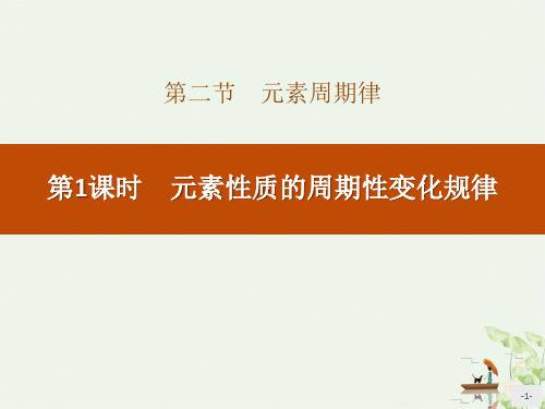 《元素性质的周期性变化规律》元素周期律PPT下载优秀课件