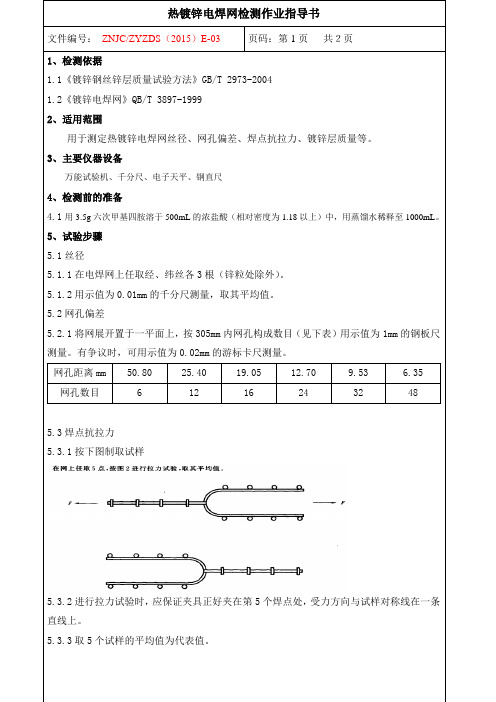 钢丝网作业指导书