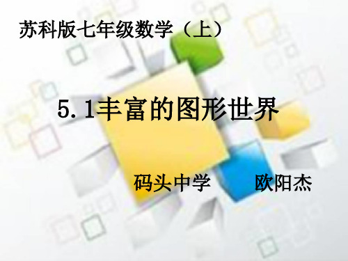 初中数学苏科版七年级上册5.1 丰富的图形世界