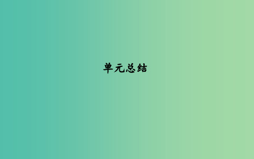 高考政治第一轮复习第四单元发展社会主义市抄济单元总结新人教版