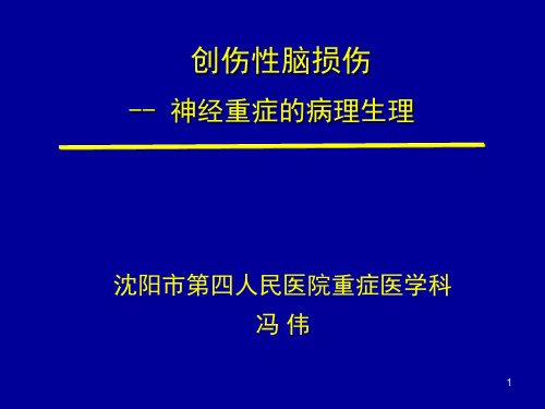 创伤性脑损伤PPT课件