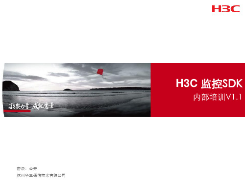 H3C监控SDK内部培训v1.1