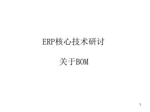 bom经典ppt课件