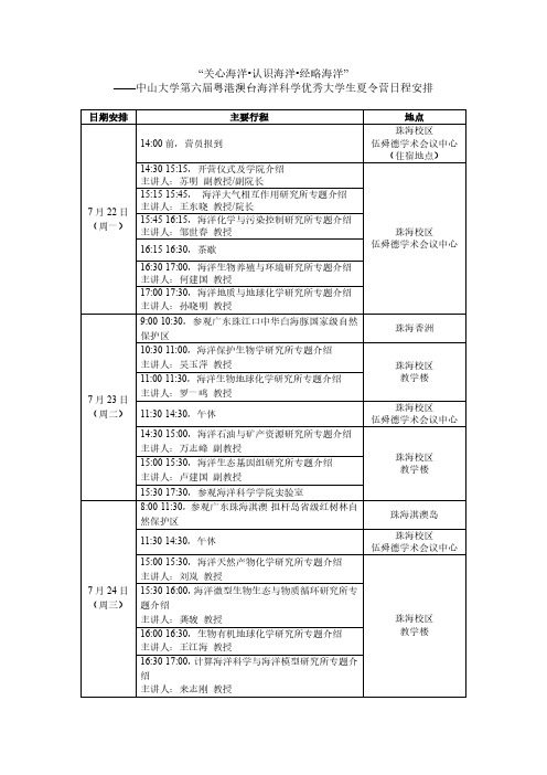 关心海洋认识海洋经略海洋