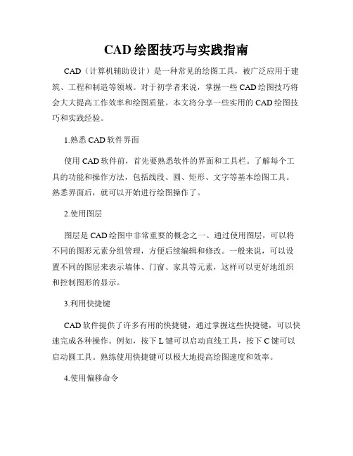 CAD绘图技巧与实践指南