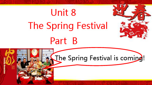 Unit8TheSpringFestivalPartB(课件)闽教版英语四年级上册(1)