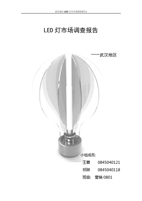 LED灯市场调查报告