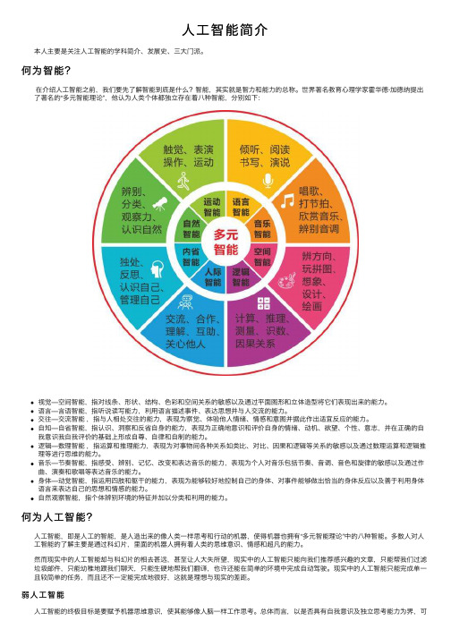 人工智能简介